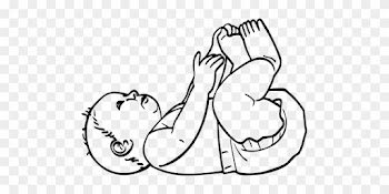 Baby Girl Feet Infant Sleeping Adorable Sw - Baby Coloring Page