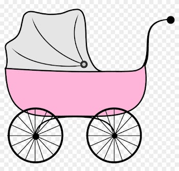 Baby Girl Free Girl Baby Shower Clip Art Free Vector - Baby Stroller Clipart Transparent