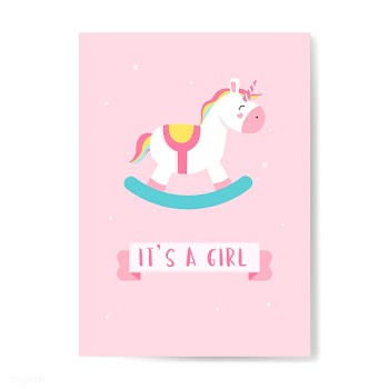 Baby girl gender reveal | Free stock vector - 544567