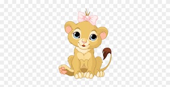 Baby Girl Lion - Baby Cartoon Lions