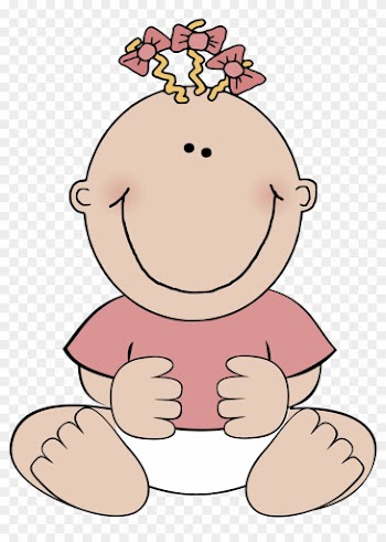 Baby Girl Sitting 555px 100 - Baby Girl Clip Art