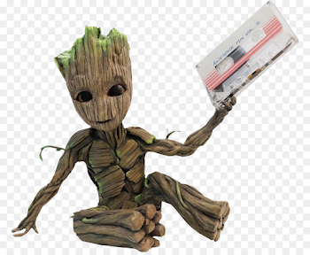 Baby Groot Star-Lord Rocket Raccoon Compact Cassette - Groot ...