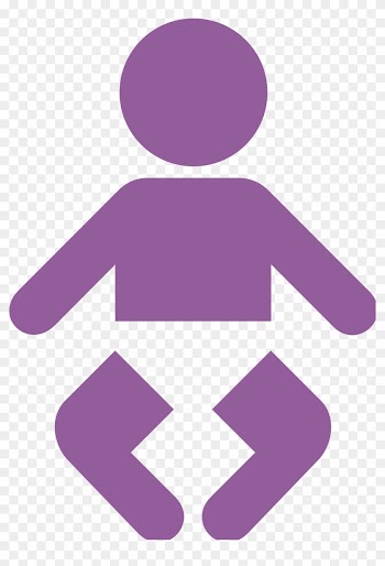 Baby Icons Cliparts 1, Buy Clip Art - Baby In Diaper Icon