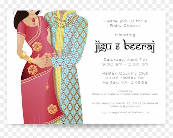 Baby - Indian Baby Shower Invitation