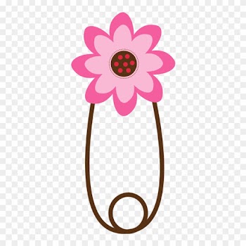 Baby Items - Pink Baby Pin Clipart