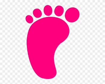Baby Left Foot Modified Clip Art At Clker Com Vector - Baby Feet Clip Art