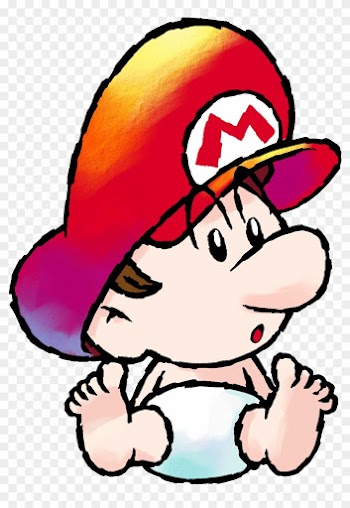 Baby Mario Artwork - Baby Mario Yoshi's Island
