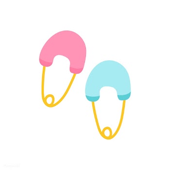 Baby nappy pins vector | Free stock vector - 544510