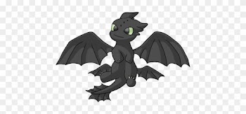 Baby Night Fury By Skipper2820 - Httyd Baby Night Fury