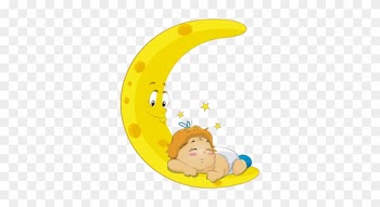 Baby On The Moon - Moon Baby Cartoon