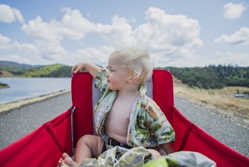 Baby on Wagon