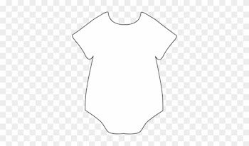 Baby Onesie Template For Baby Shower Invitations - Molde De Body De Bebe
