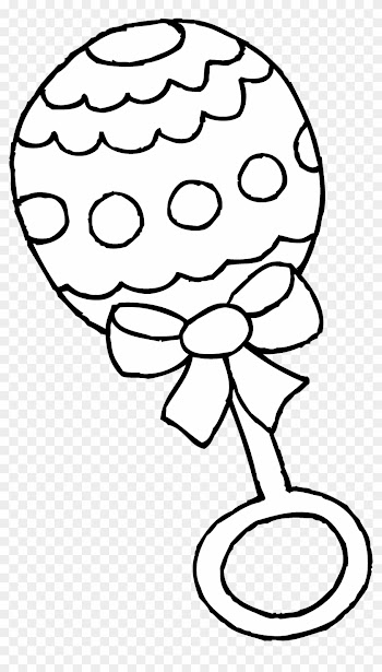 Baby Pacifier Clipart Black And White - Baby Bottle