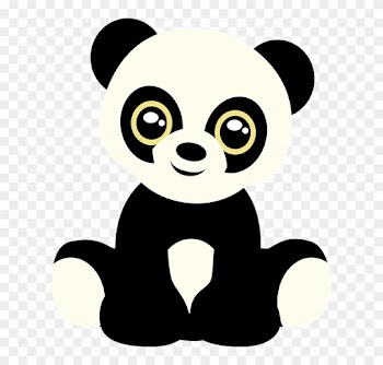 Baby Panda Cliparts 7, - Baby Visual Stimulation Card