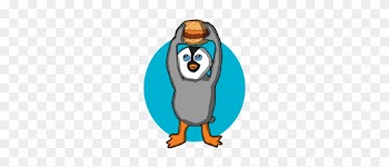 Baby Penguin And Hamburger - Baby Penguin And Hamburger Drinking Glass
