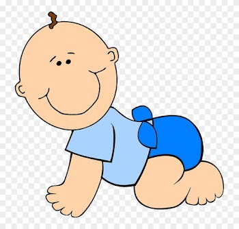 Baby Playing Baby Clip Art At Vector Clip Art Free - Baby Clipart