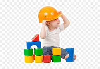 Baby Playing With Blocks Png