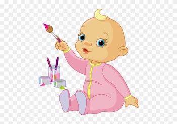 Baby Pointing Clipart