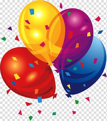 Baby Pop Balloon , Multicolored balloons transparent background PNG clipart