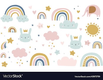 baby poster abstract