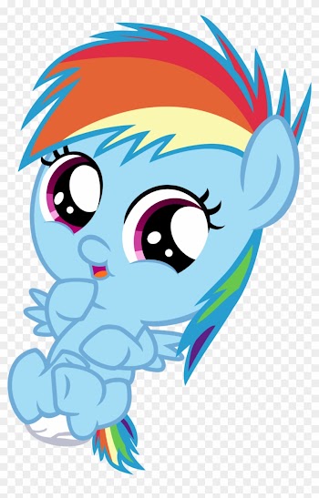 Baby Rainbow Dash By Mlpcompilation - Mlp Baby Rainbow Dash