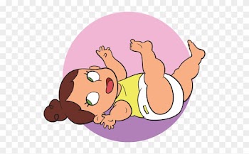 Baby Rolling Over Clipart - Baby Rolling Over Clipart
