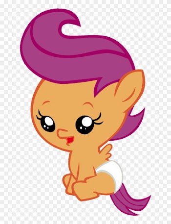Baby Scootaloo - My Little Pony Baby Png