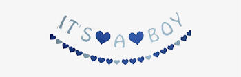 Baby Shower Banners - It's A Boy Baby Shower Banner PNG Image ...