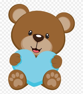 Baby Shower Bear - Ursinho Cha Revelação Png