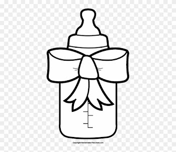 Baby Shower Clip Art In Black And White - Baby Shower Clip Art Black And White