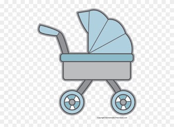 Baby Shower Clipart - Baby Stroller Clip Art Png