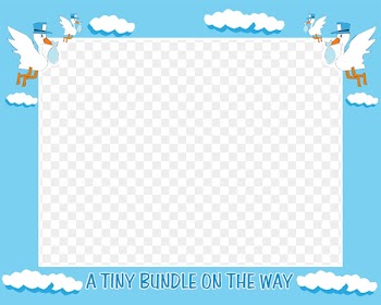 Baby shower Infant Wedding invitation Boy Clip art - Baby Border 