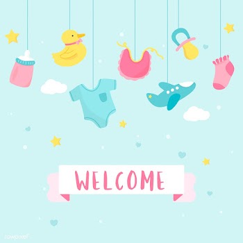 Baby shower invitation card design | Free stock vector - 544499
