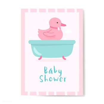 Baby shower invitation card design | Free stock vector - 544501