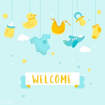 Baby shower invitation card design | Free stock vector - 544502