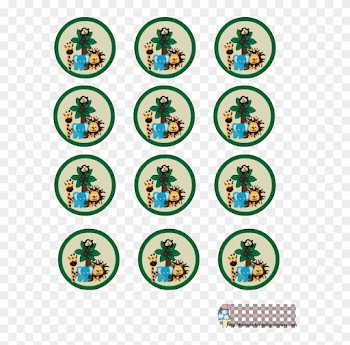 Baby Shower Invitation Clipart - Baby Shower Safari Labels