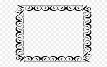 Baby Shower Label Clip Art At Clker - Border Clip Art