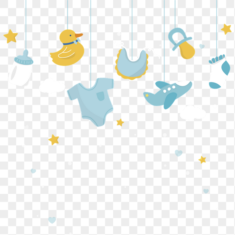 Baby shower png border, transparent | Free PNG - rawpixel