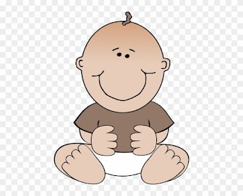 Baby Sitting Svg Clip Arts 468 X 598 Px - Baby Sitting Down Cartoon