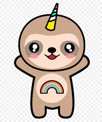 Baby Sloth Unicorn Image Clip art - unicorn 