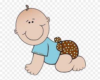 Baby Solari Polka Dots Clip Art - - Baby Boy Clip Art