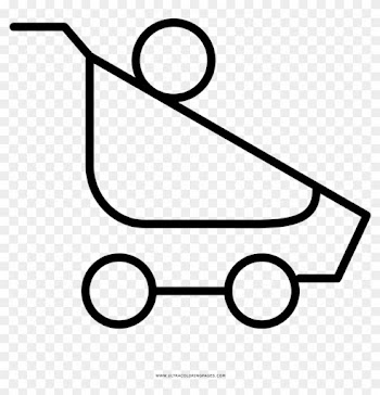 Baby Stroller Coloring Page - Baby Stroller Coloring Page
