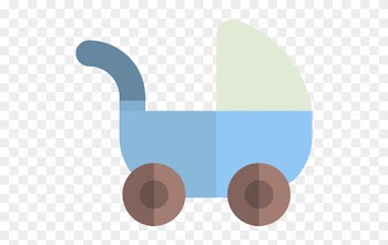 Baby Stroller Free Icon - Cartoon Baby Stuff Png