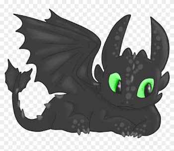 Baby Toothless By Galactic-fire - Night Fury Baby Png