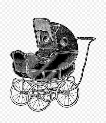 Baby Transport Infant Vintage Clip art - pram baby 