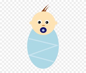 Baby With No Hair Cartoon