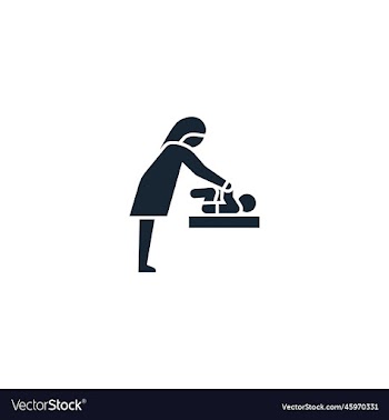 babysitting service creative icon filled from