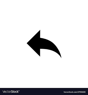 Back arrow icon vector image