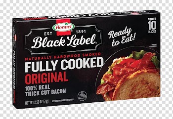Back bacon Cooking Hormel Breakfast, Twice Cooked Pork transparent background PNG clipart