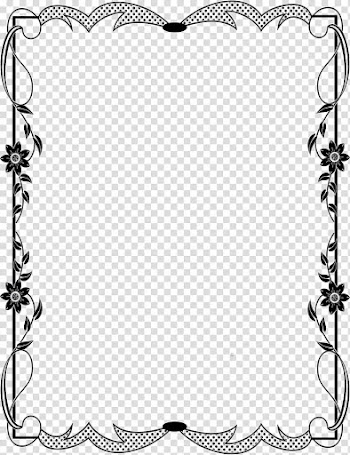 Back frame illustration transparent background PNG clipart